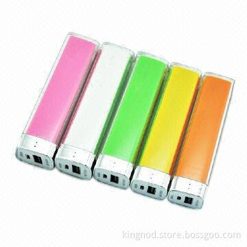 Mobile Power Banks with 2,200mAh Capability, Practical, Convenient Lithium Battery, 3 Hours Output
